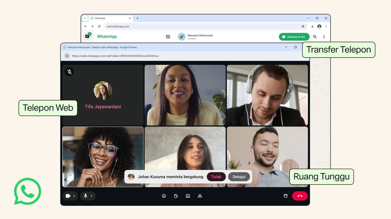WhatsApp Web Kini Mendukung Panggilan Suara dan Video